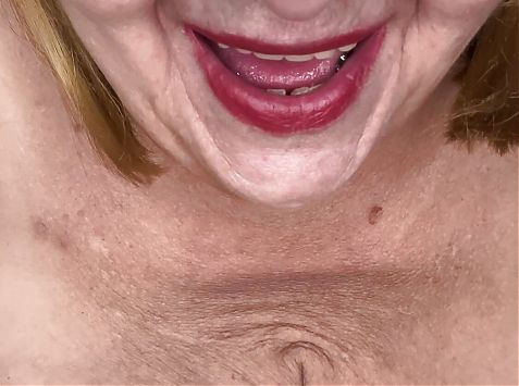 Grandma slut playing with her fat and saggy tits is grandma Bbw if she has giant tits