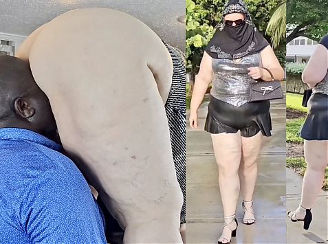 Went to the beach and got my pussy licked - jamdown26 - BBW SSBBW, big fat ass hijab Pawg Milf, big butt, thick ass, bust a nut