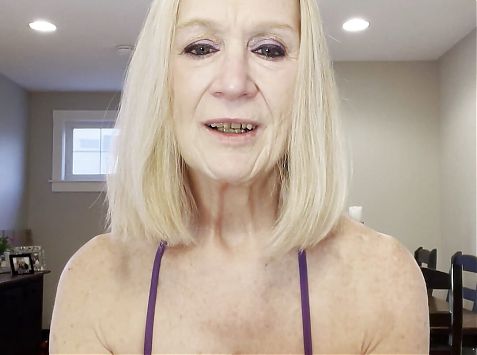 65 YEAR OLD DANIELLE DUBONNET CATCHES STEPSON JERKING OFF 